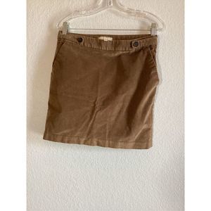 Banana republic women’s size 8 skirt tan corduroy‎ mini skirt